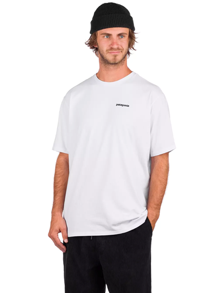 Bilde av PATAGONIA P-6 Logo Responsibili-Tee(M) White