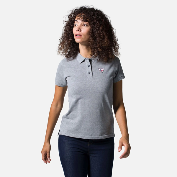 Bilde av ROSSIGNOL Women's Logo Polo Heather Grey