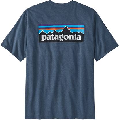 Bilde av PATAGONIA L/S P-6 Logo Responsibilli Tee(M) Utility Blue