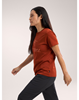 Bilde av ARCTERYX Arc`Word Cotton T-Shirt Ss(W) Sequoila/Solaris