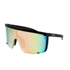 Bilde av TROPICAL VIBES Oversized Retro Shades Matte Black/Sakura Pink Mirror