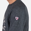 Bilde av ROSSIGNOL Jaquard Crew Neck(M) Onyx Grey