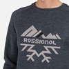 Bilde av ROSSIGNOL Jaquard Crew Neck(M) Onyx Grey