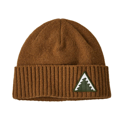 Bilde av PATAGONIA Broded Beanie Dawn Tracks Patch: Shelter Brown